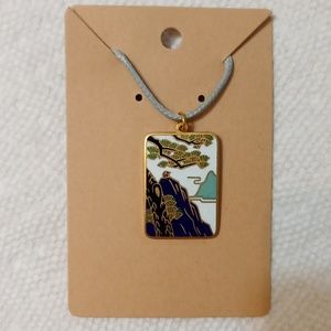 *3/$20* New Cloisonne Pendant choker corded necklace vintage